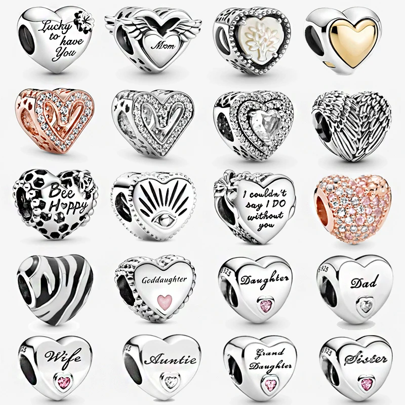 

New Gift Jewelry Women Sterling Silver Beadeds DIY Designer Charms Bracciale Pandora Originali Argento 925 Bangle Bracelet Beads