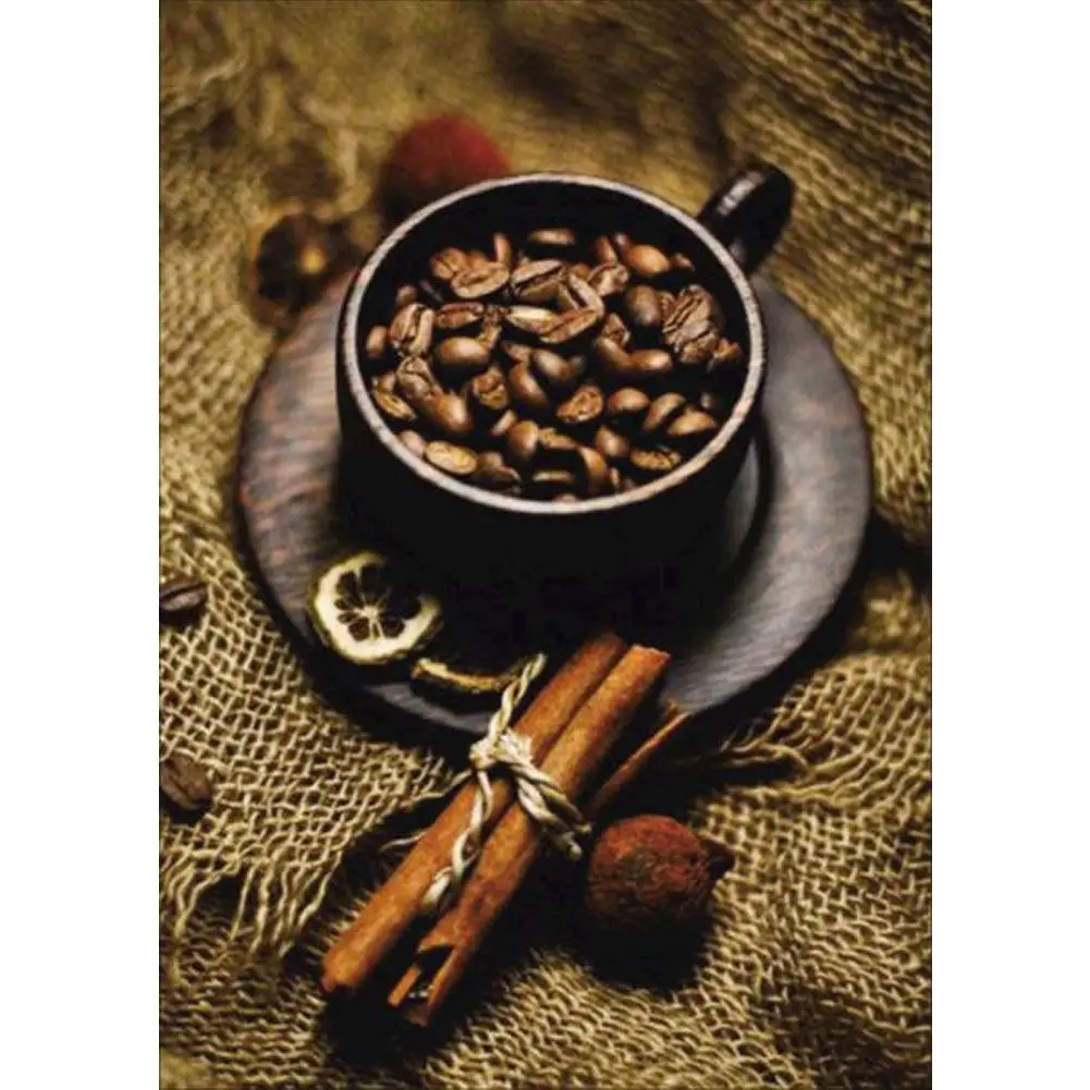 Оптовая продажа полная квадратная/круглая Алмазная вышивка крестиком кофейные