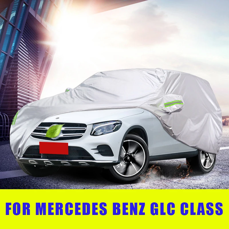 Waterproof Full Car Covers Outdoor Sunshade Dustproof Snow For Mercedes Benz  GLC Class X253 2015-2021 Accessories