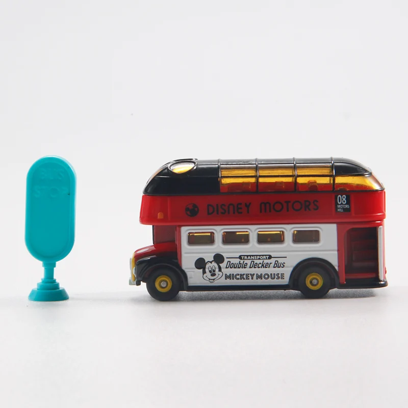 Takara Tomy Tomica Disney Motors Солнечный палубный грузовик Микки металлический литый под