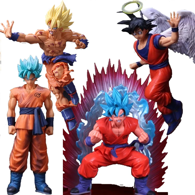 

Dragon Ball Son Goku Burdock Son Gohan Vegeta IV Pvc Hands-on Action Figure Anime Model Toys Children's Birthday Gifts
