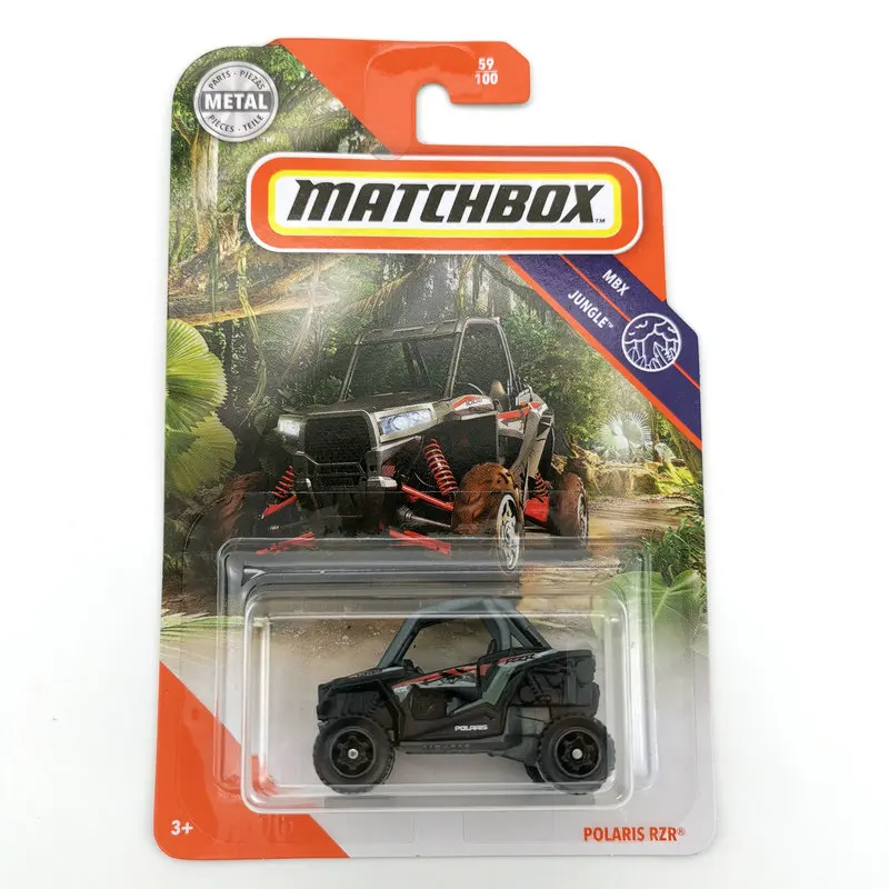 Автомобиль POLARIS RZR Matchbox 1:64 металлический корпус коллекция гоночных автомобилей
