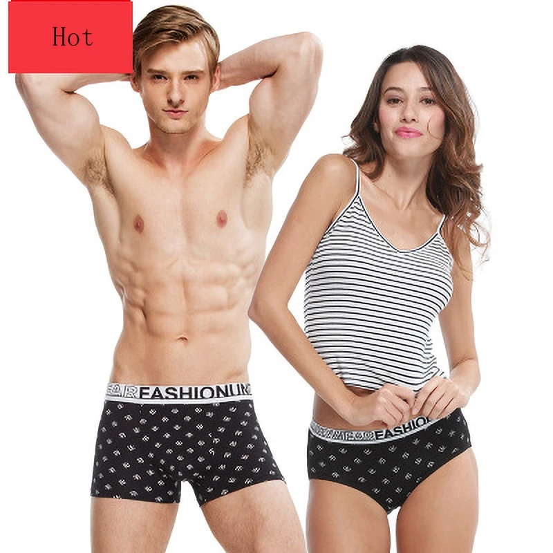 Трусы боксеры женские хлопковые модное удобное нижнее белье для пар сексуальное