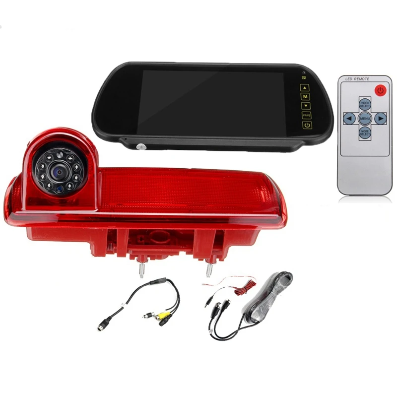 Автомобильный стоп-сигнал заднего вида камера для парковки автомобиля 8