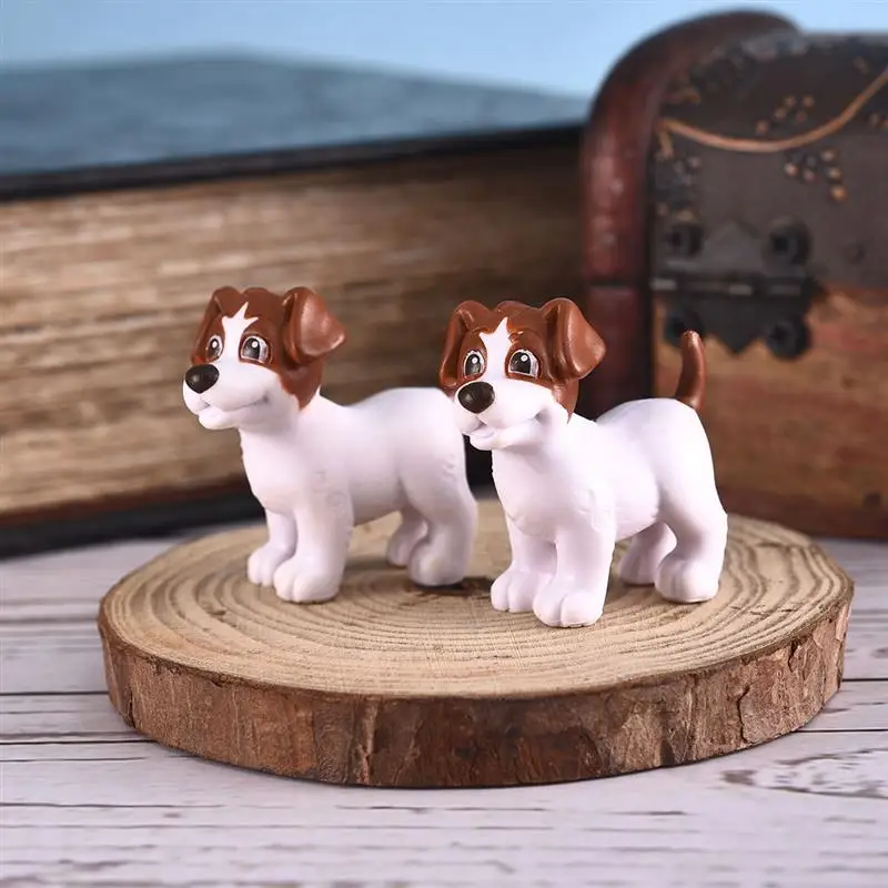 2 шт./компл. Kawaii котенка, собаки, лошади, Кофе Чашка Модель небольшая статуя Будды фигурка фигурный орнамент миниатюры домашний декор