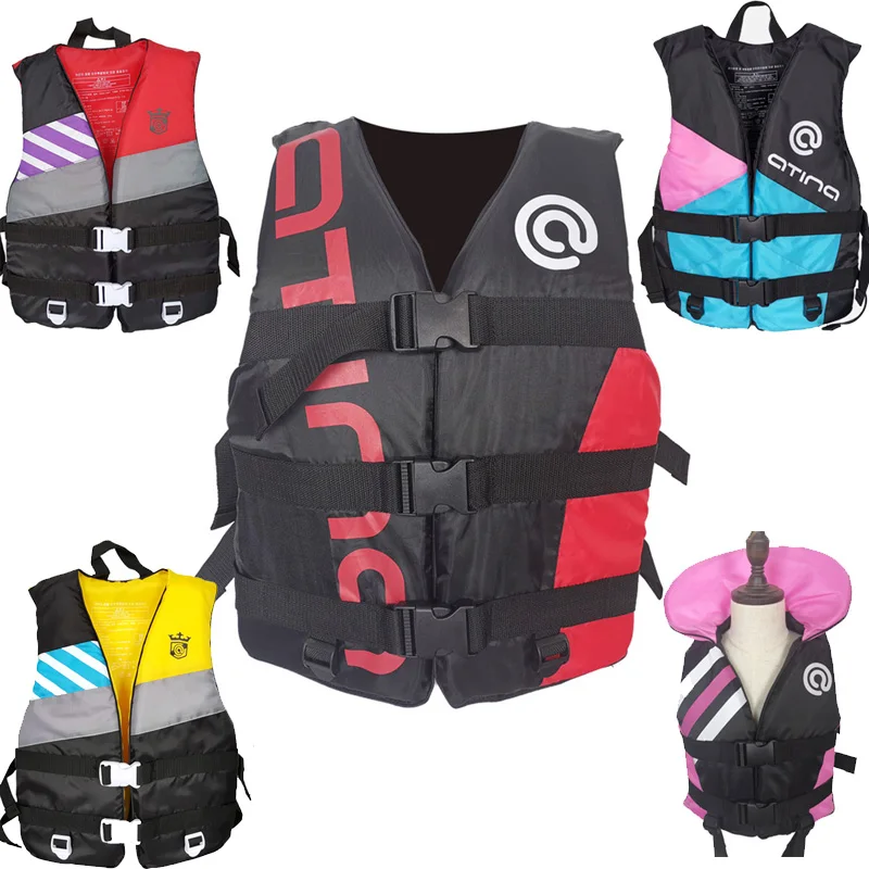 

Kids/Adult Swim Life Vest Neoprene Water Sports Buoyancy Jacket Swimsuit for Boating Surfing Kayak Drifting Ski Boys Girls XS-XL