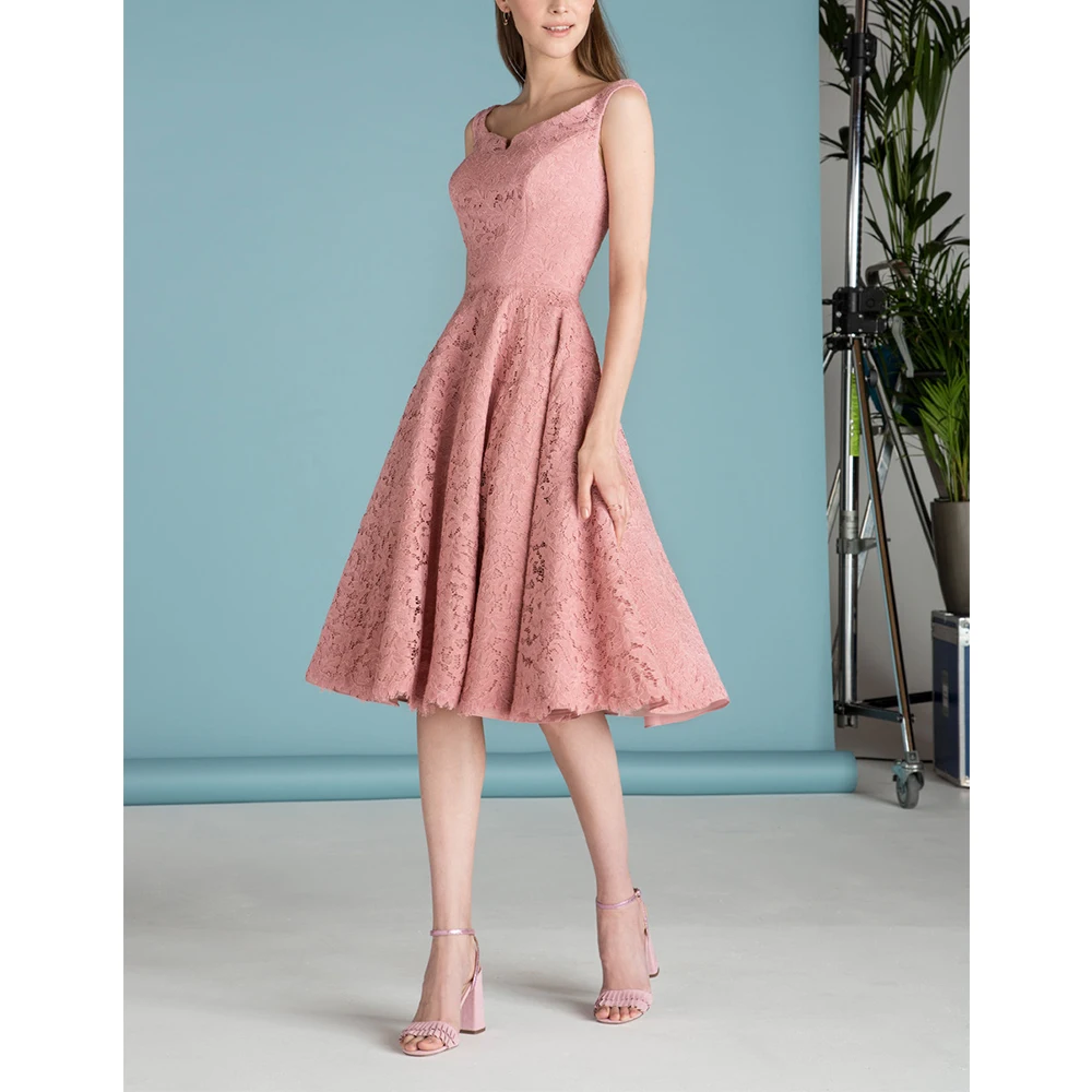 Женская обувь Сезон лето кружевное платье с открытыми плечами размера плюс