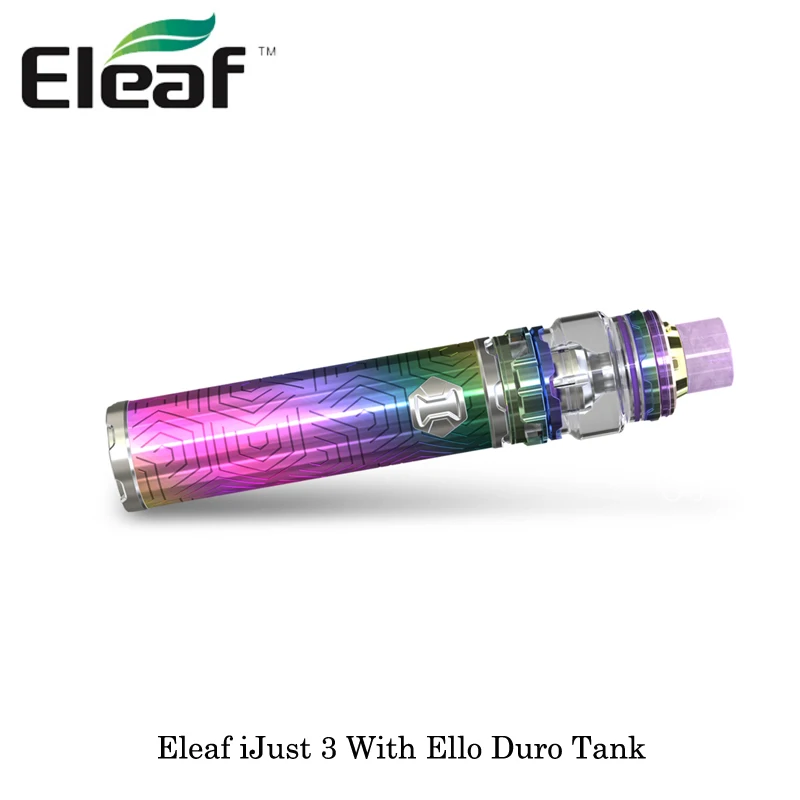 Электронная сигарета Eleaf iJust 3 80 Вт встроенная батарея 3000 мА/ч атомайзер ELLO Duro