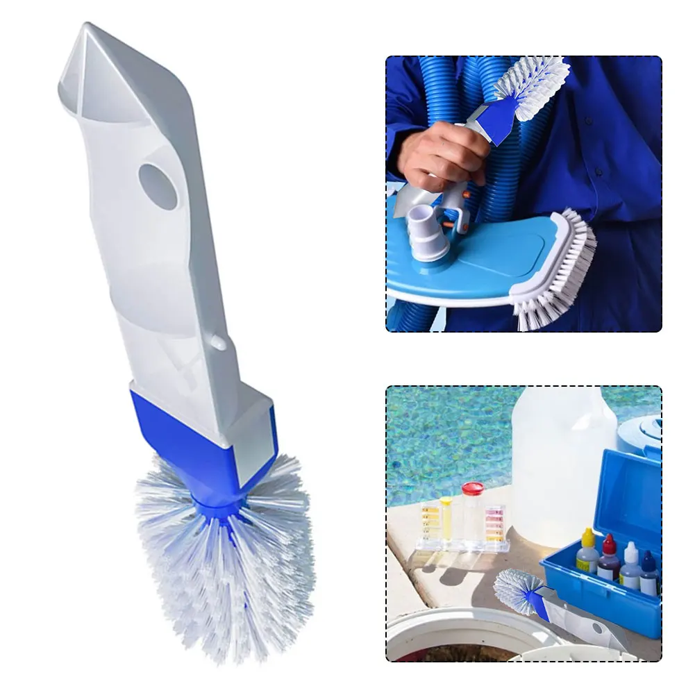 

Pool Corner Brush Swimming Pool Step Corner Spas Hot Tubs Nylon Bristles Cleaning Brushes Handheld Portable Cleaning Tools