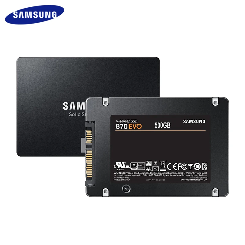  SAMSUNG 870 EVO SATA III 2, 5  SSD 500   2, 5     HDD      