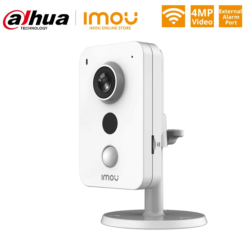 Dahua Cube 4MP QHD Wi Fi и подключение к сети Ethernet ip камера внешний интерфейс сигнализации