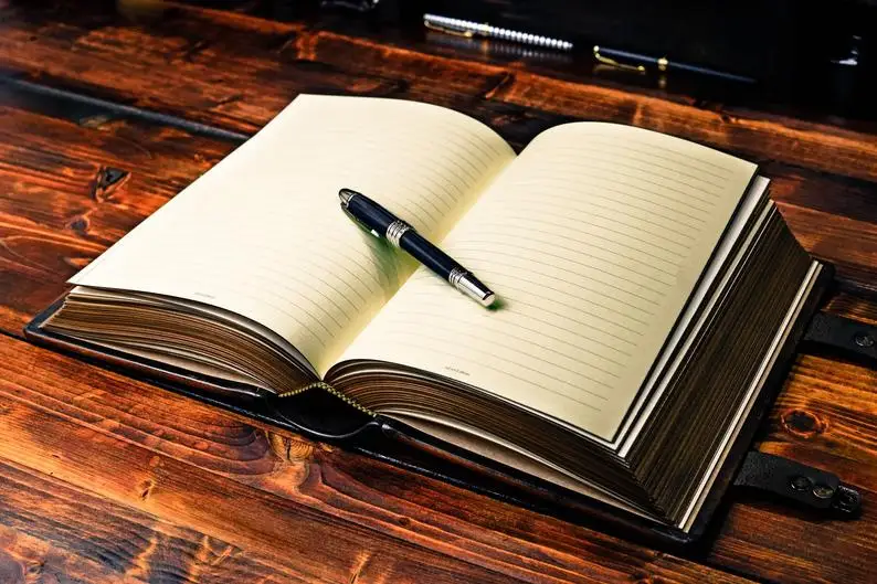 8 &quotx 10&quot-большой кожаный журнал в средневековом стиле-Gamer handbook Elder journal Wizard sketchbook