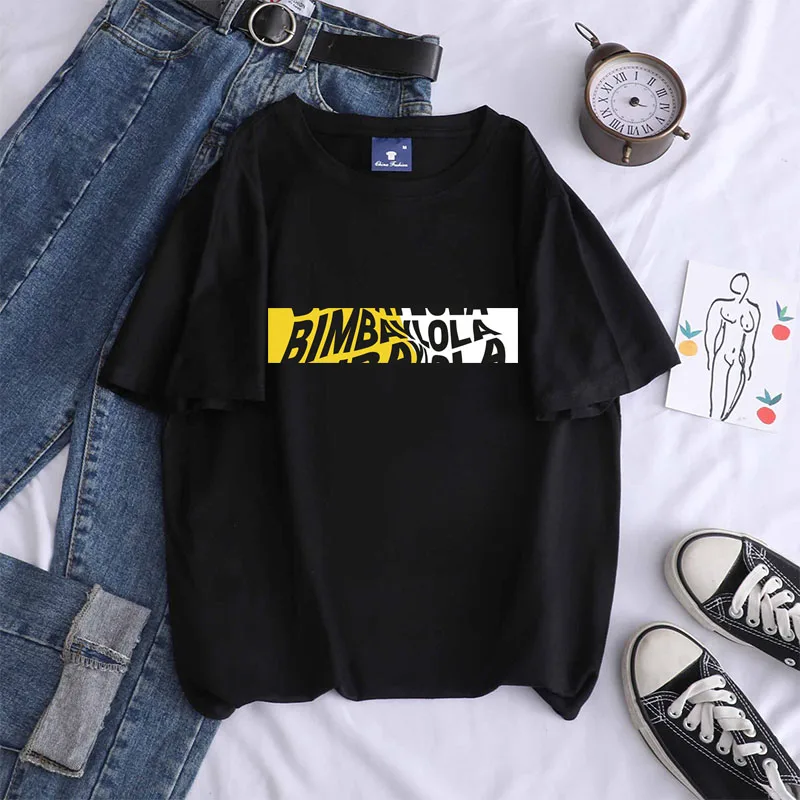2021 tide brand letter printing hot street fashion style new casual ins female short sleeve harajuku ulzzang tops tees fun top free global shipping