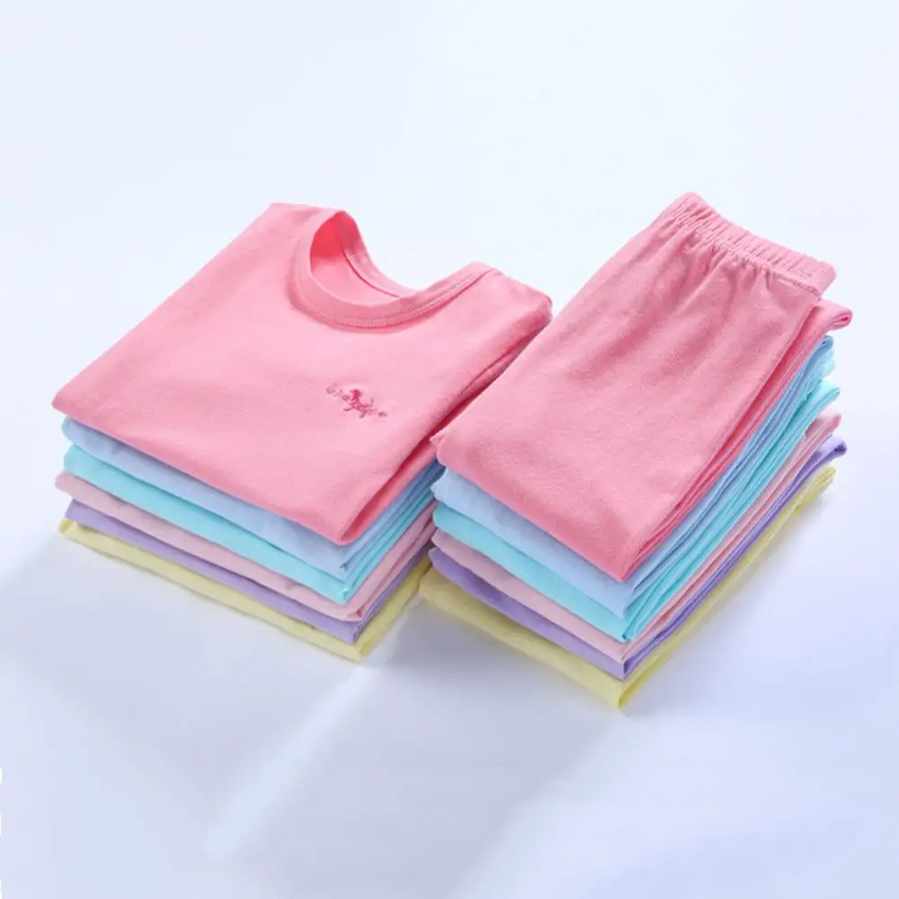 Осенне-зимний хлопковый комплект нижнего белья для мальчиков и девочек новые