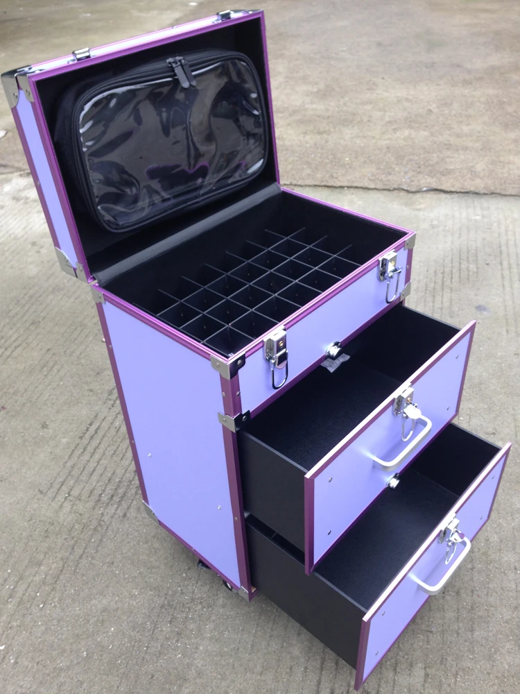 Ящик для инструментов комода алюминиевая рама + ПВХ косметический чехол на