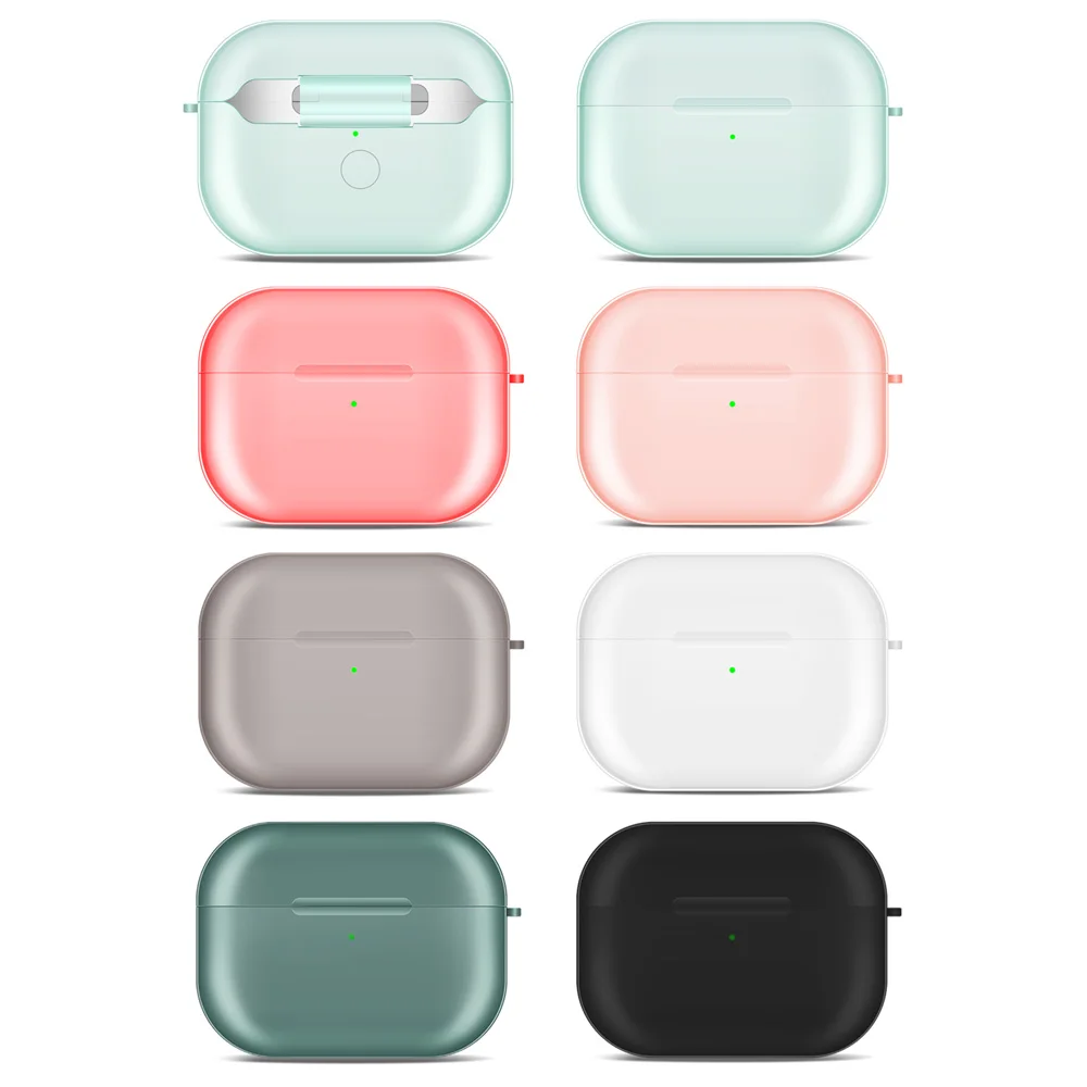 Силиконовый чехол для Airpods Pro прозрачный беспроводного Bluetooth-наушников