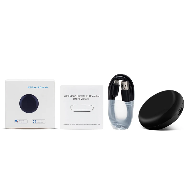 

New Smart Wireless WiFi-IR Remote Controller Tuya/Smart Life APP WiFi Smart Infrared Remote Control With Google Home Alexa