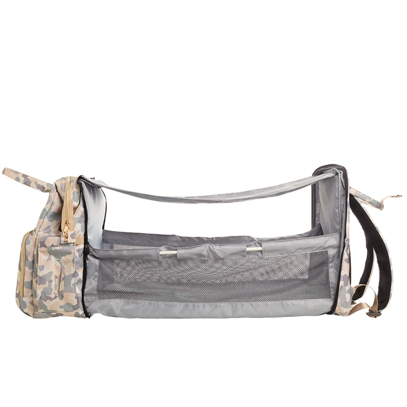 Mochila de viaje de gran capacidad para mam&aacute;, bolso de lactancia, para cambiar pa&ntilde;ales, para el cuidado del beb&eacute;, 1 ud.-4
