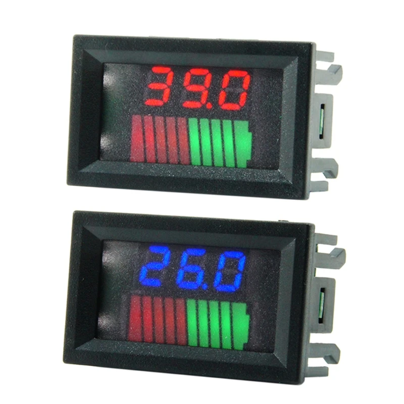 12V - 72V кислотный свинцовый аккумулятор индикатор уровня заряда Ёмкость Тесты
