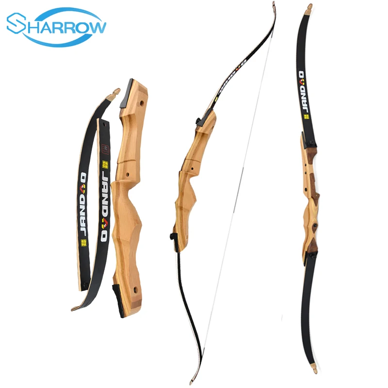 Рекурсивный лук для стрельбы из лука 62 ~ 70 дюймов вес 24 40 фунтов чистой древесины