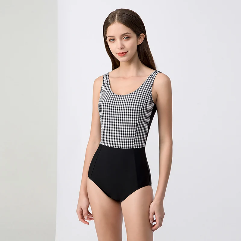 Высококачественный купальник JulySand женский классический слитный винтажный