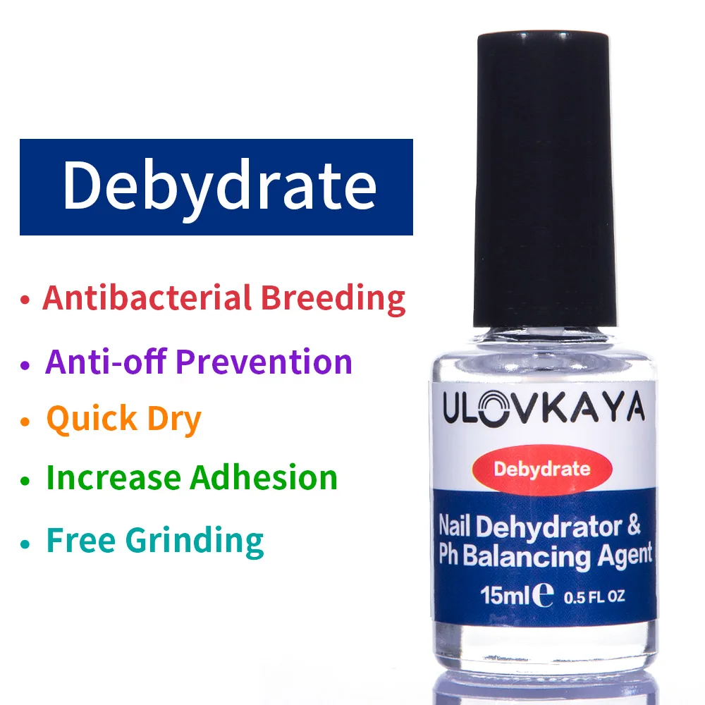Базовое покрытие Ulovkaya верхнее УФ Гель лак для ногтей удаляемый Дегидратор и