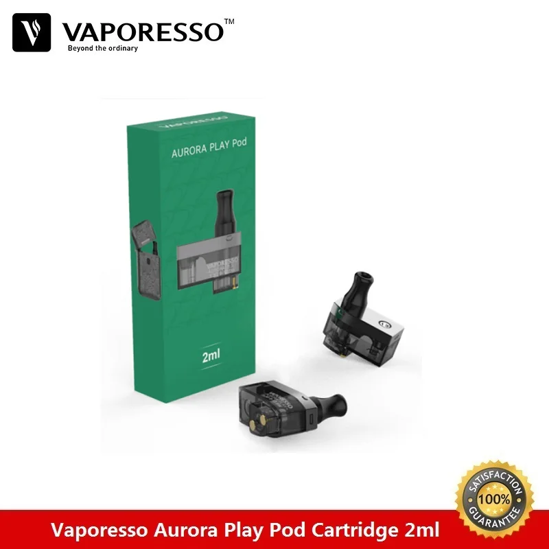 2~ 12 шт./лот Vaporesso Aurora Play Pod картридж многоразового использования Pod 2 мл Vape танк с 1.3ohm Катушка Для Aurora Play Kit