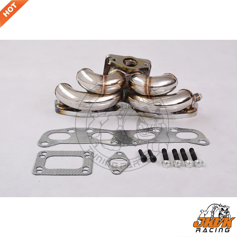 Коллектор JKVK RACING из нержавеющей стали T3 T4Turbo для 180sx 200sx silvia CA18DET Top mount 1989-1998 |