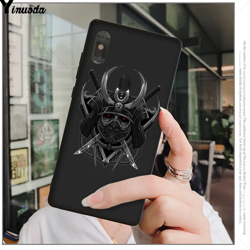 A7 Yinuoda японская самурайская маска они Coque Shell чехол для телефона Xiao mi Red mi 5 5Plus 7 K20 Note5 6A mi 6 mi x2 mi x2S - Цвет: A7