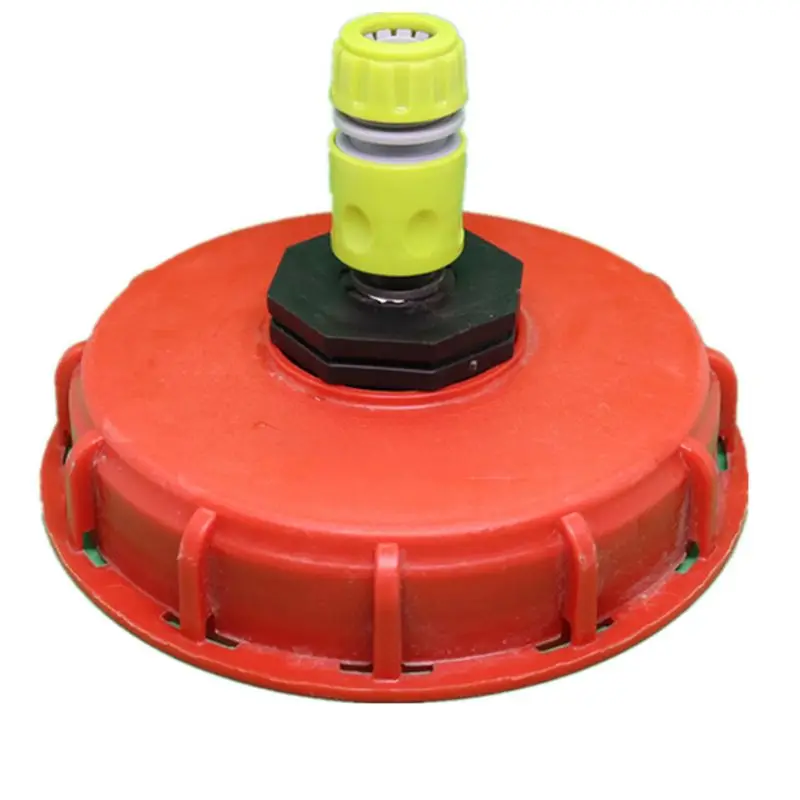 

Plastic IBC Tank Cap Cover Lid Bung Adapter with Water Injection Connector Plug