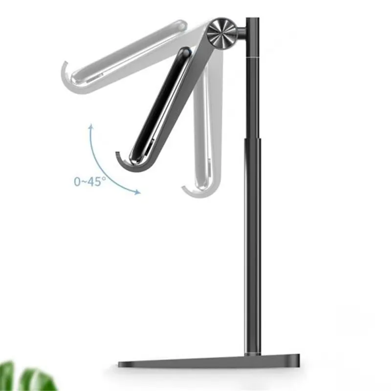 

Mayitr Luxury Smart Phone Tablet Telescopic Desktop Stand Holder Universal Adjustable Metal Desktop Table Tablet Holder Stand