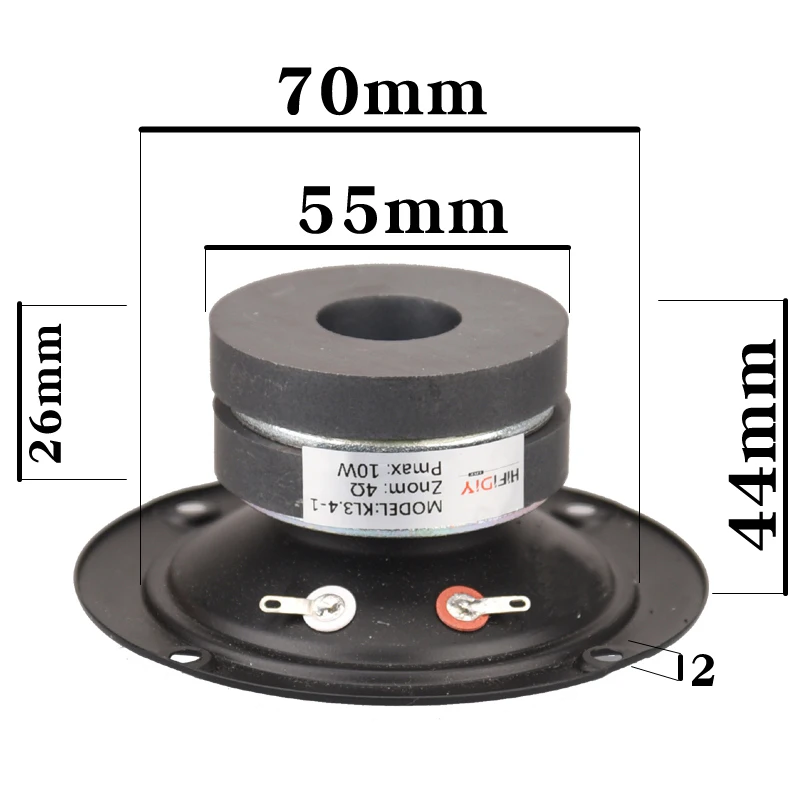 HIFIDIY LIVE 3 4 дюйма 99 мм KTV твитер динамик блок бумажный конус Ом 10 Вт ATreble