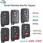 Подходит для Toyota Camary Land Cruiser Aurion Corolla Avensis A433 F433 умный дистанционный Автомобильный ключ FCCID:B77EA B53EA 433,92 МГц