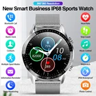 Смарт-часы мужские с функцией измерения пульса и HD-экраном 360 дюйма