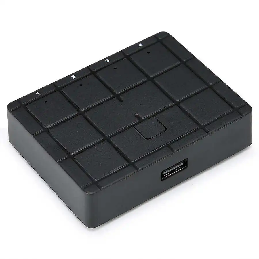 USB-переключатель черное ручное устройство для совместного использования