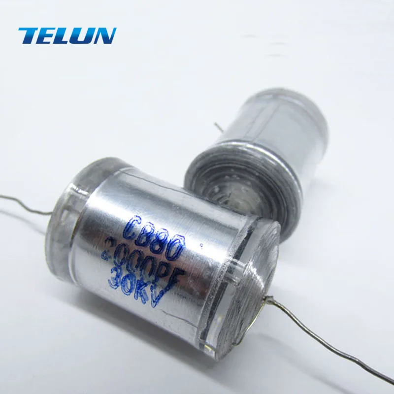 5 шт. CB80 30KV 2000PF DC осевой этилированный полистирол пленка высоковольтный