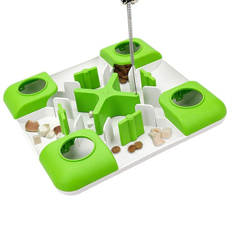 

Interactive Treatment Maze and Cat Puzzle Feeder Suitable for Various Cat Entertainment Activities, Cat IQ Training Toy