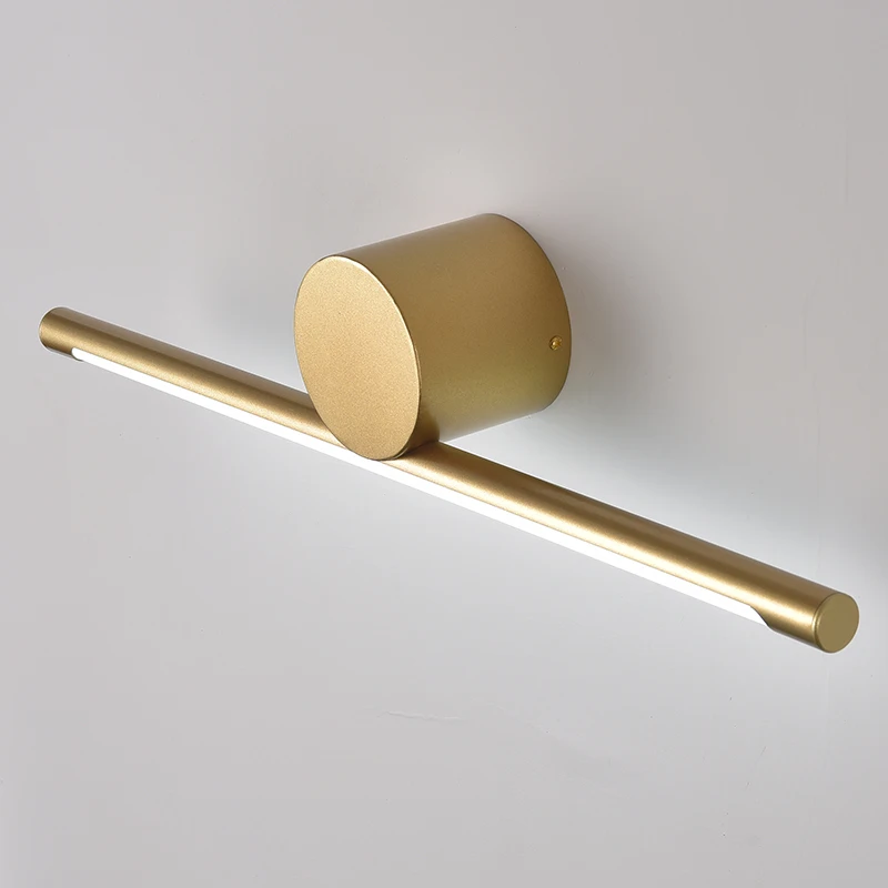 

FSS Modern Gold Black Mirror Front Light Wall Lamps LED Bathroom Cabinet Dressing Table Make Up Indoor Home Fixtures