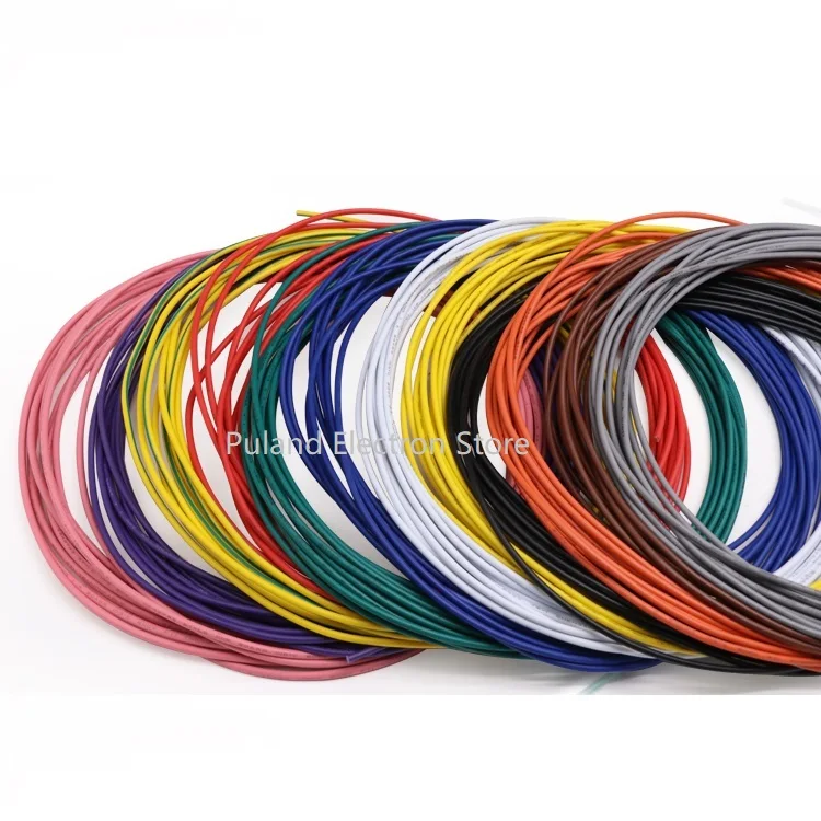 22AWG UL1007 ПВХ провод OD 1 6 мм изолированный OFC Луженая Медь электронный проводник