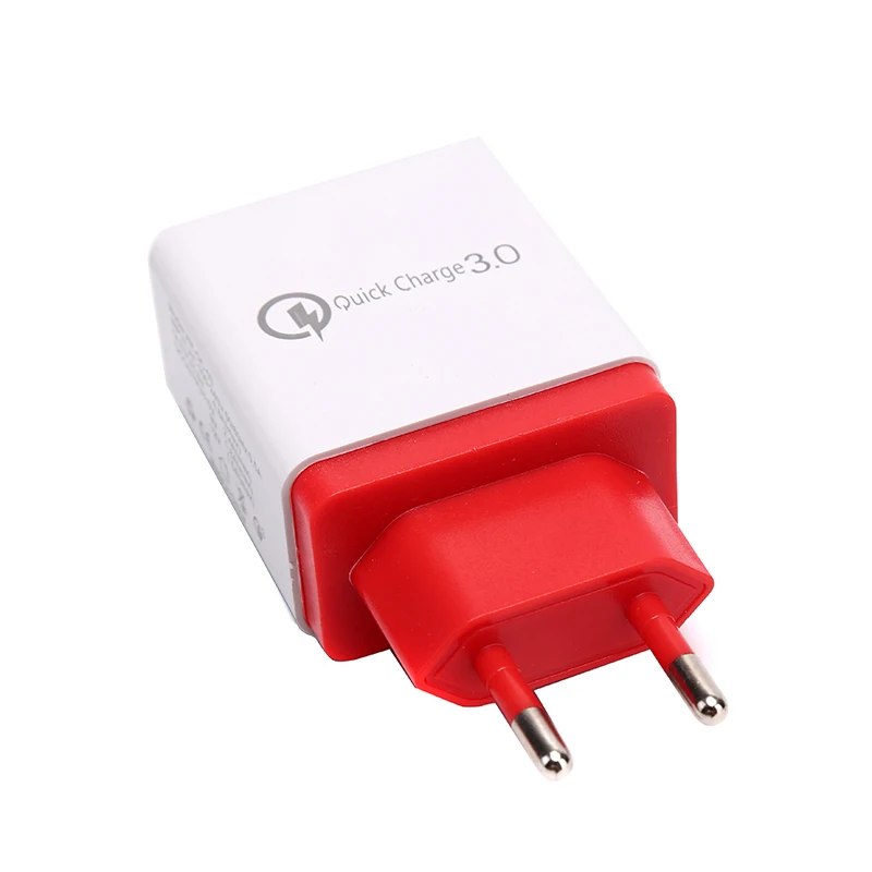 3 порта быстрое зарядное устройство QC 0 USB телефон зарядник Быстрая зарядка ЕС