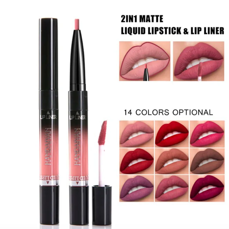 

Lips Liners Tint Lipstick Pencil Brown Rouge Crayon A Levre Mat Set Labiales Lapiz Labial Mate Larga Duracion Ruj Matita Labbra