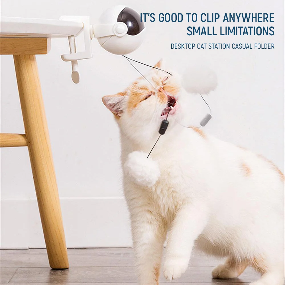 

Electric Automatic Lifting Motion Cat Toy Interactive Puzzle Smart Pet Cat Teaser Ball Pet Supply Lifting Toys Balls Electric