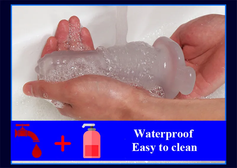 Полый большой фаллоимитатор Анальная пробка без вибратора секс-игрушки для