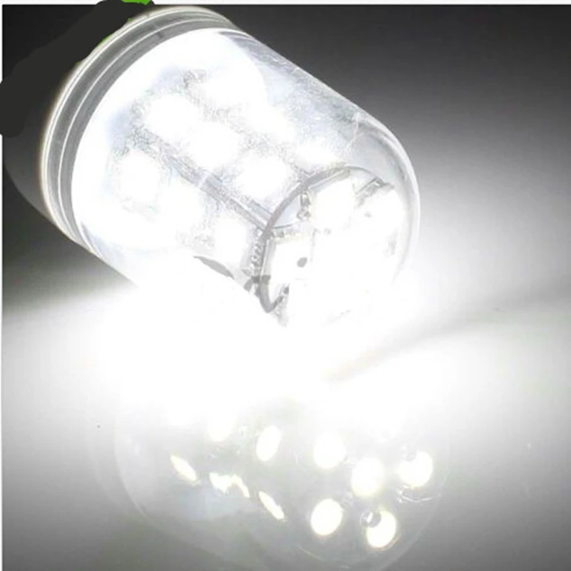 Светодиодный светильник-Кукуруза E27 3 Вт 27 Светодиодный 5050 SMD энергосберегающий светильник-кукуруза Чистый теплый белый светильник Точечный светильник подвесной светильник ing - Испускаемый цвет: Холодный белый