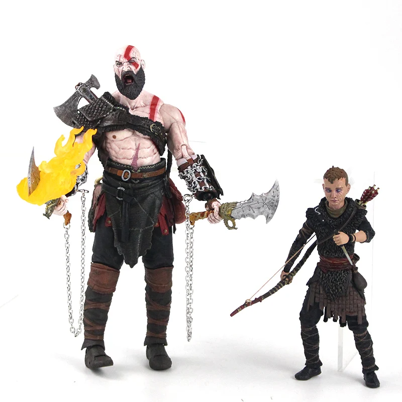 14 20 см NECA God of War Kratos & Atreus Ultimate Set фигурка ПВХ Коллекционная модель игрушка