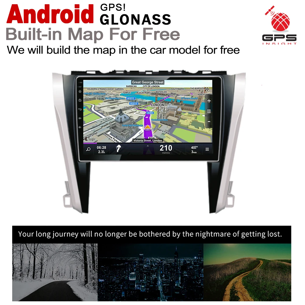 ZaiXi HD IPS экран DSP стерео Android автомобильный DVD GPS Navi карта для Toyota Camry 2015 ~ 2018 2 DIN