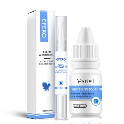 Teeth Serum TeethGel EFERO отбеливающая зубная щетка для зубов, отбеливающая ручка для зубов, очищающая Сыворотка для гигиены полости рта, удаляет пятна от зубного налета, стоматологические инструменты - Цвет: Teeth Serum TeethGel