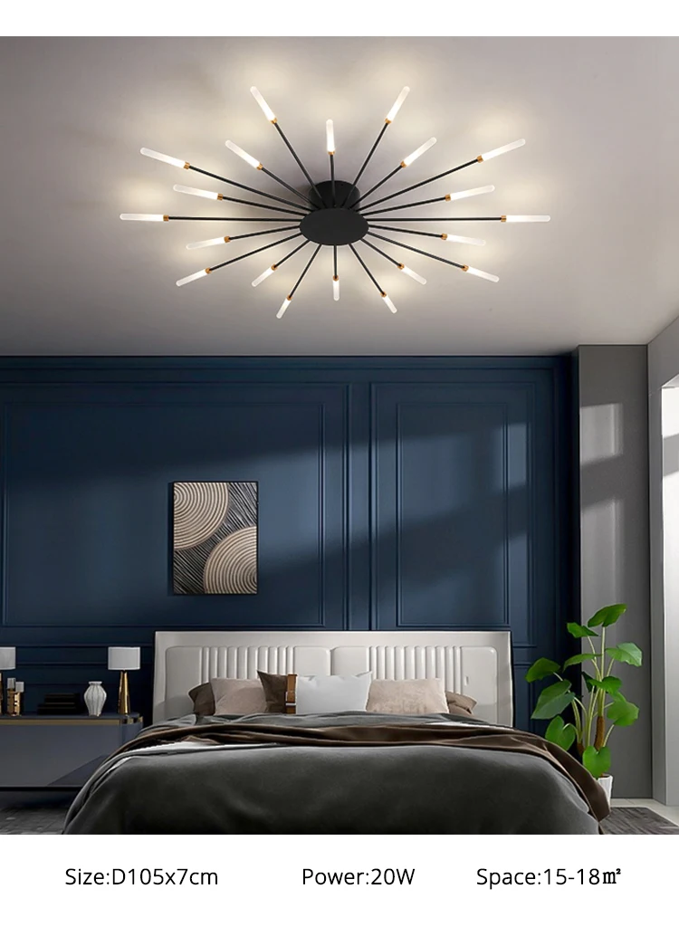 Modern Chandeliers Lights LED Luster Indoor Deco Lighting For Bedroom Hall Living Room Iron Acrylic Lamps Fixture Frame 220V chandelier light