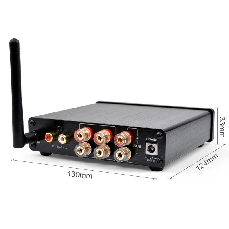 Tpa3116 сабвуфер Bluetooth усилитель Hifi Tpa3116D2 2 1 канальный цифровой o усилители 50 Вт x + 100