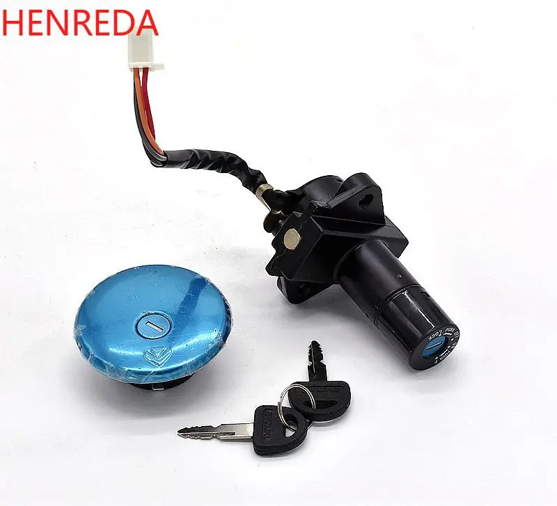 Электрозамок зажигания для скутера и мотоцикла GN250 дверной замок с топливной